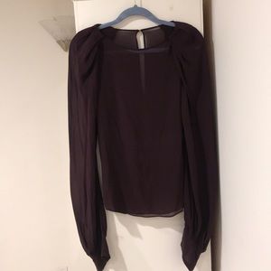 Burgundy Blouse
